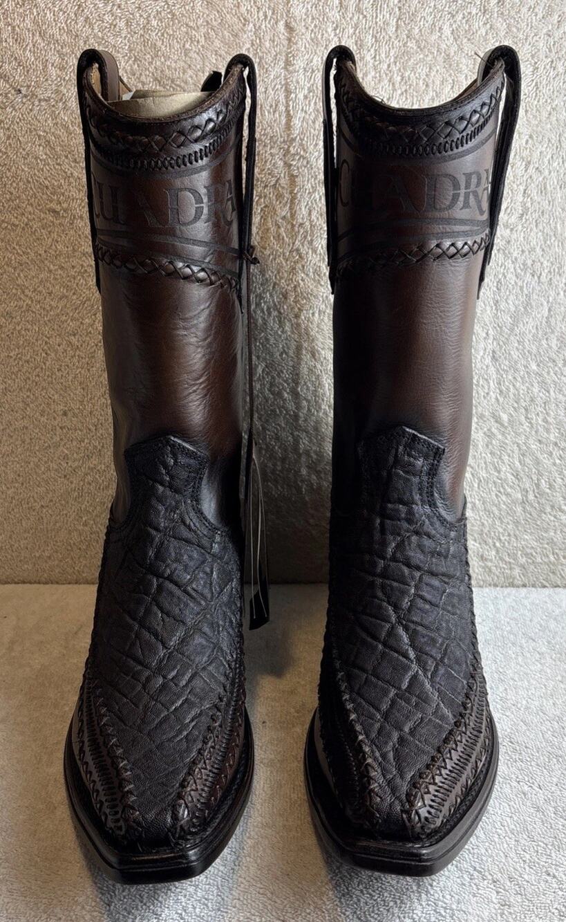 Cuadra Men's Brown 3 Pieces Exotic Leather Western Boots Size 7 EE 54141